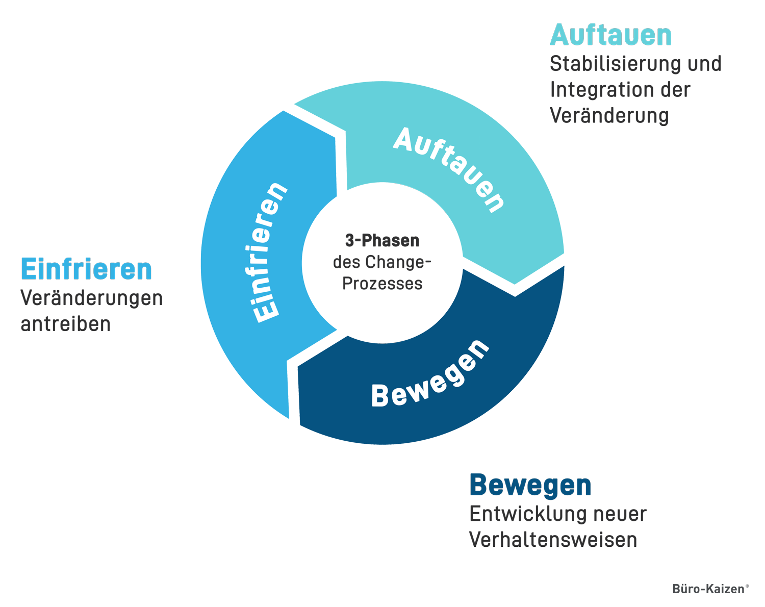 Kurt Lewin 3 Phasen Modell Change Management: Umsetzung der Methoden und Ziele