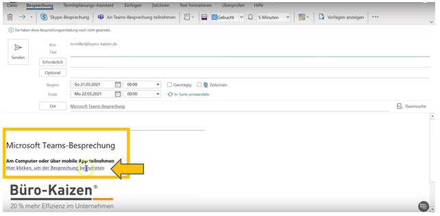 Anleitung für Microsoft Teams Videokonferenzen - Bild3