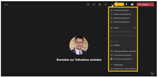 Anleitung für Microsoft Teams Videokonferenzen - Bild5