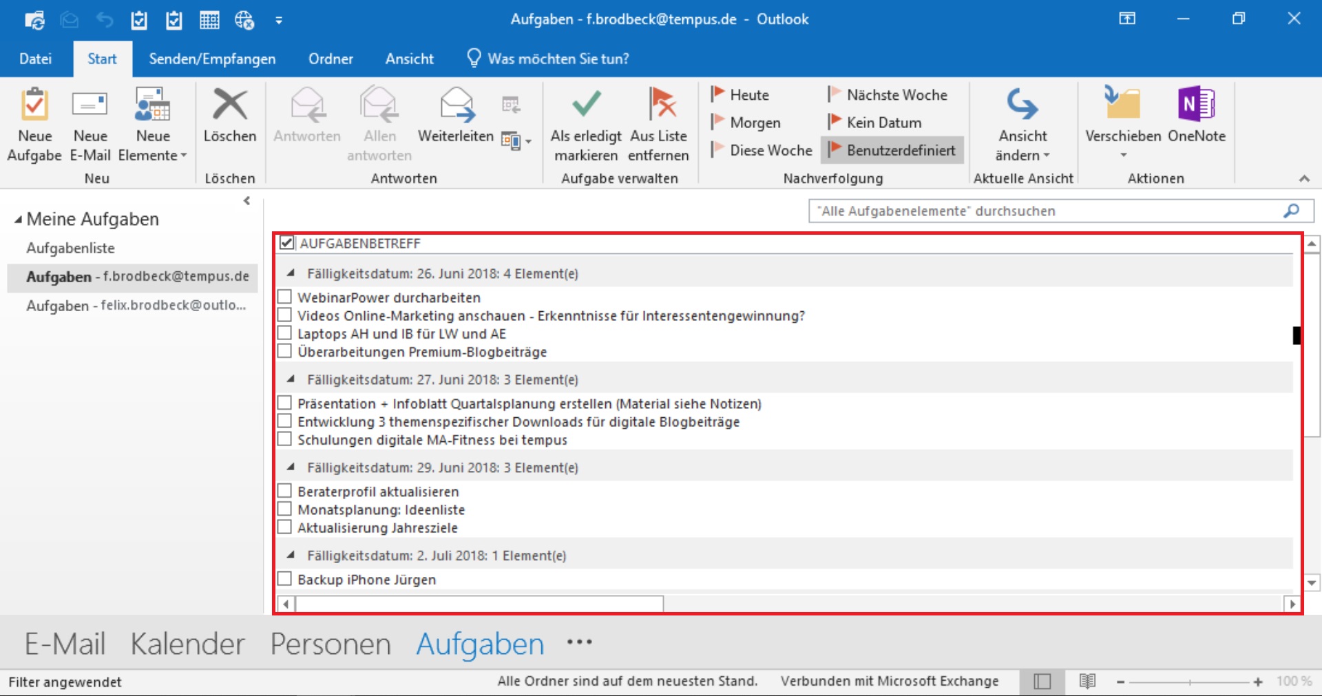 Отозвать письмо в Outlook 2016