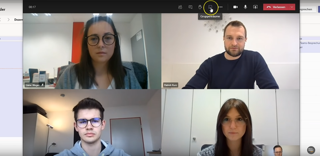 Die Breakout-Room Gruppenräume in Microsoft Teams - Anleitung Bild 2