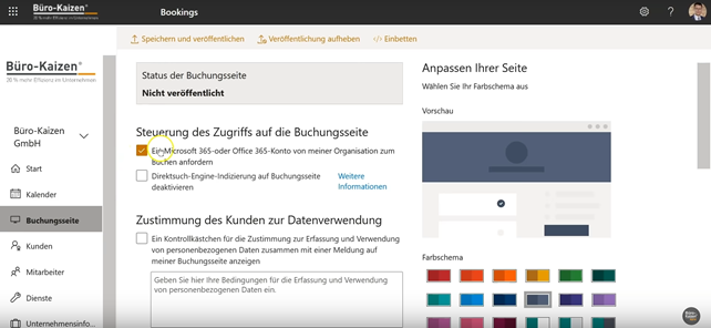 Microsoft Bookings - Anleitung für den Online-Buchungskalender - Bild 6