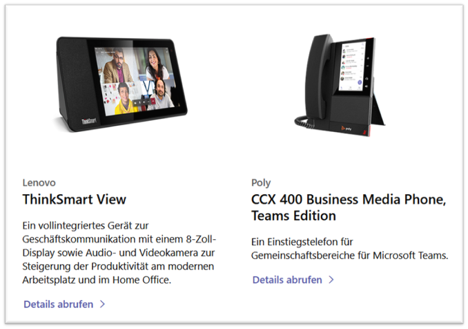 Microsoft Teams-Displays - die neuen Bildschirm-Geräte im Überblick - Bild 1