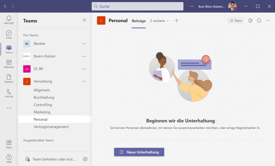 Microsoft Teams Screenshot