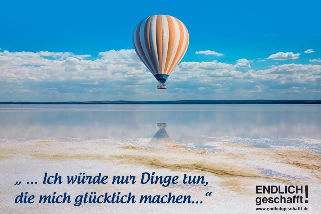 Spruchbild Ballon Lebenszeit