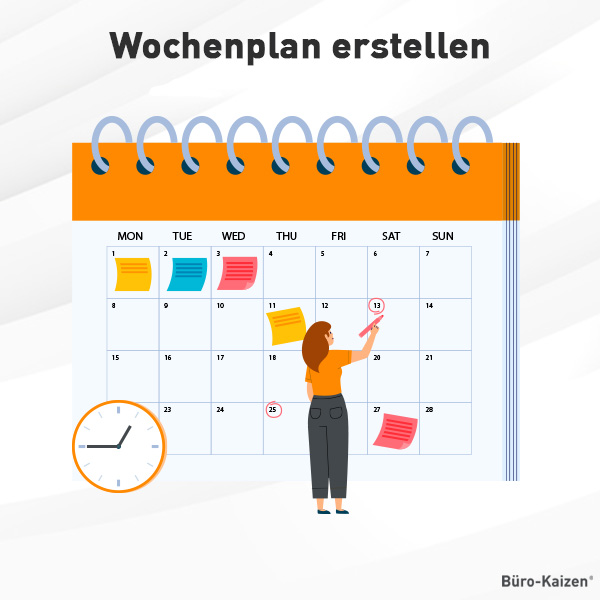Wochenplan erstellen