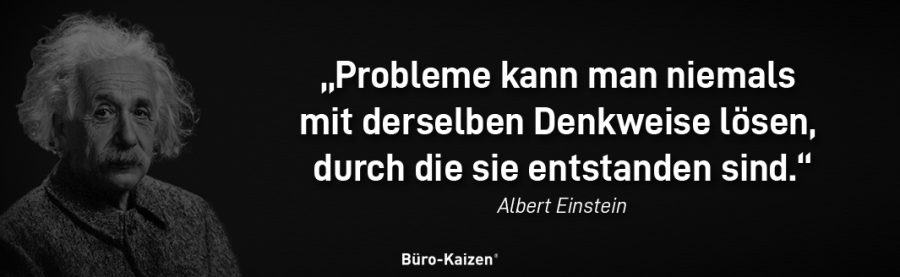 Zitat von Albert Einstein zur Konfliktlösung
