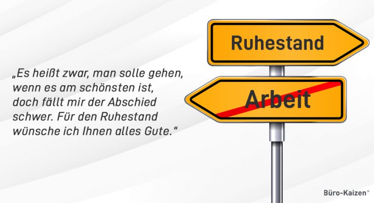 Abschiedssprüche an Kollegen senden