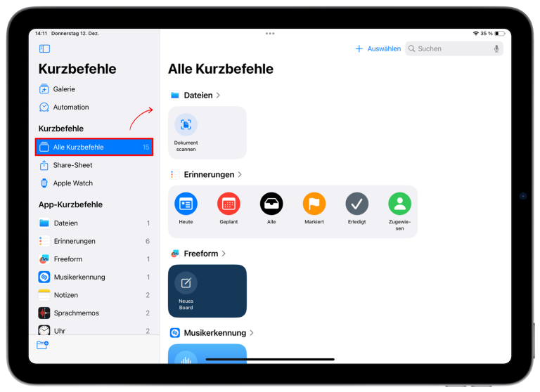 Die „KurzbefehleApp“ Einfache Automatisierung für iPhone & iPad