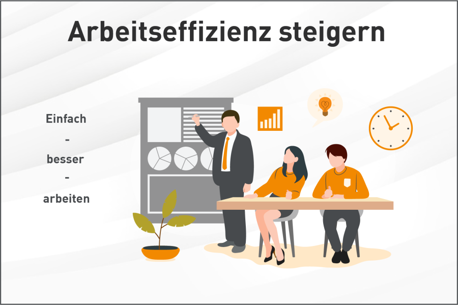 Arbeitseffizienz steigern: Einfach besser arbeiten