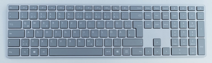 Arbeitsplatz einrichten: Sie brauchen eine externe Tastatur.