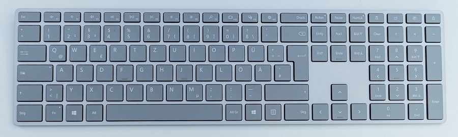 Arbeitsplatz einrichten: Sie brauchen eine externe Tastatur. 