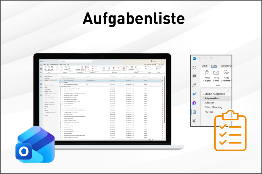 Aufgabenliste in Outlook anlegen.