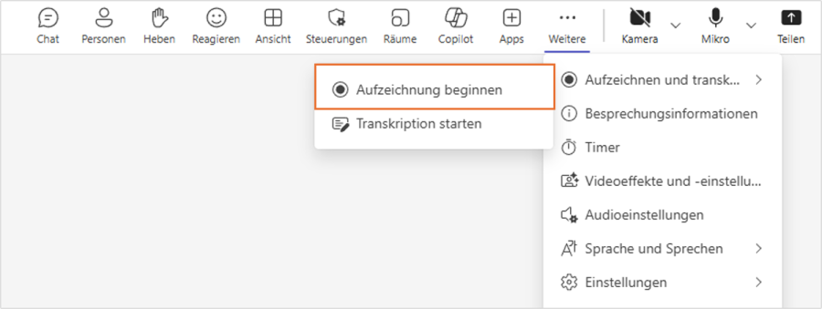 Das Aufzeichnen von Besprechungen in Microsoft Teams steht nun auch Privatnutzern zur Verfügung.