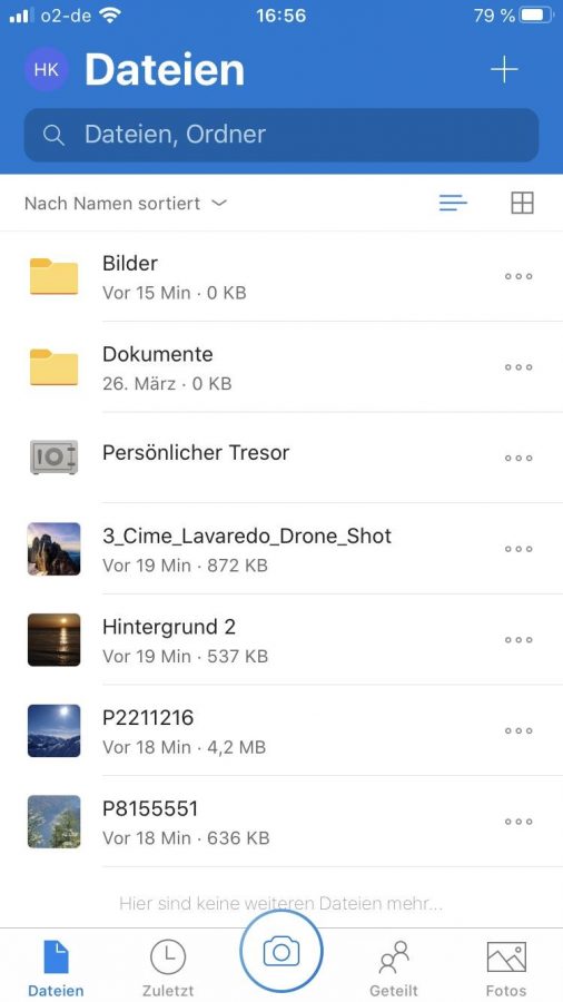 bilder-von-iphone-auf-pc-startbildschirm-onedrive-app