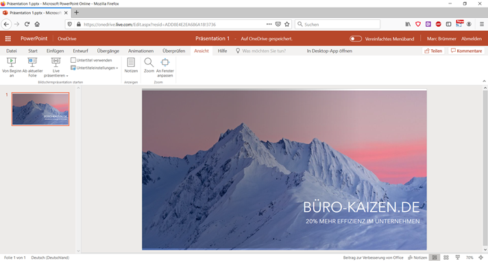 bildschirmpraesentation-starten-power-point-online