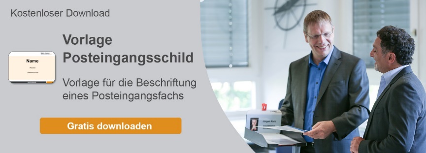 Für eine effiziente Büroorganisation reicht eine einzige Posteingangsschale aus.