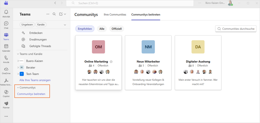 Viva Engage Communities in Teams