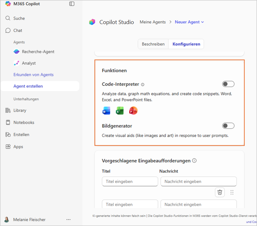 Copilot Agent in Word