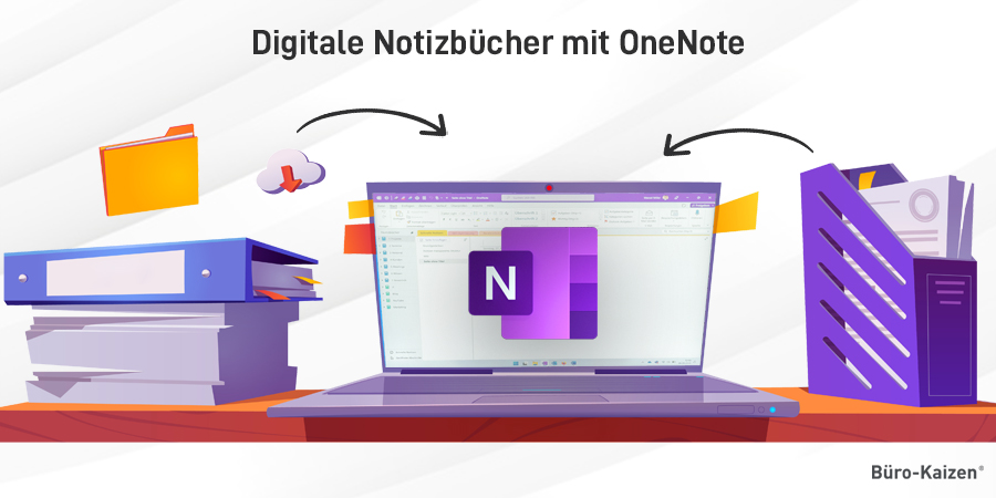 Digitale Notizbücher in OneNote erstellen.
