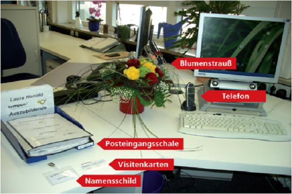 Neue Mitarbeiter arbeiten schon bald effizient, wenn sie umsichtig empfangen werden.