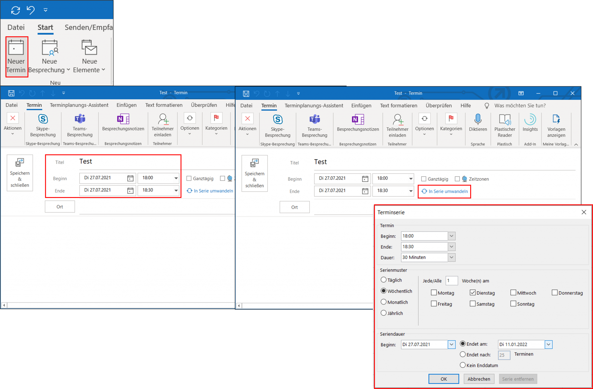 Erinnerung in Outlook hinzufügen: Mail, Aufgaben, Termine