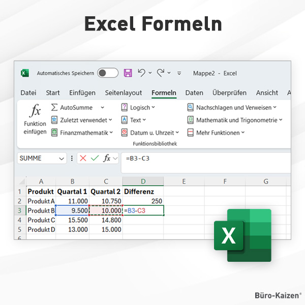 Excel Formeln