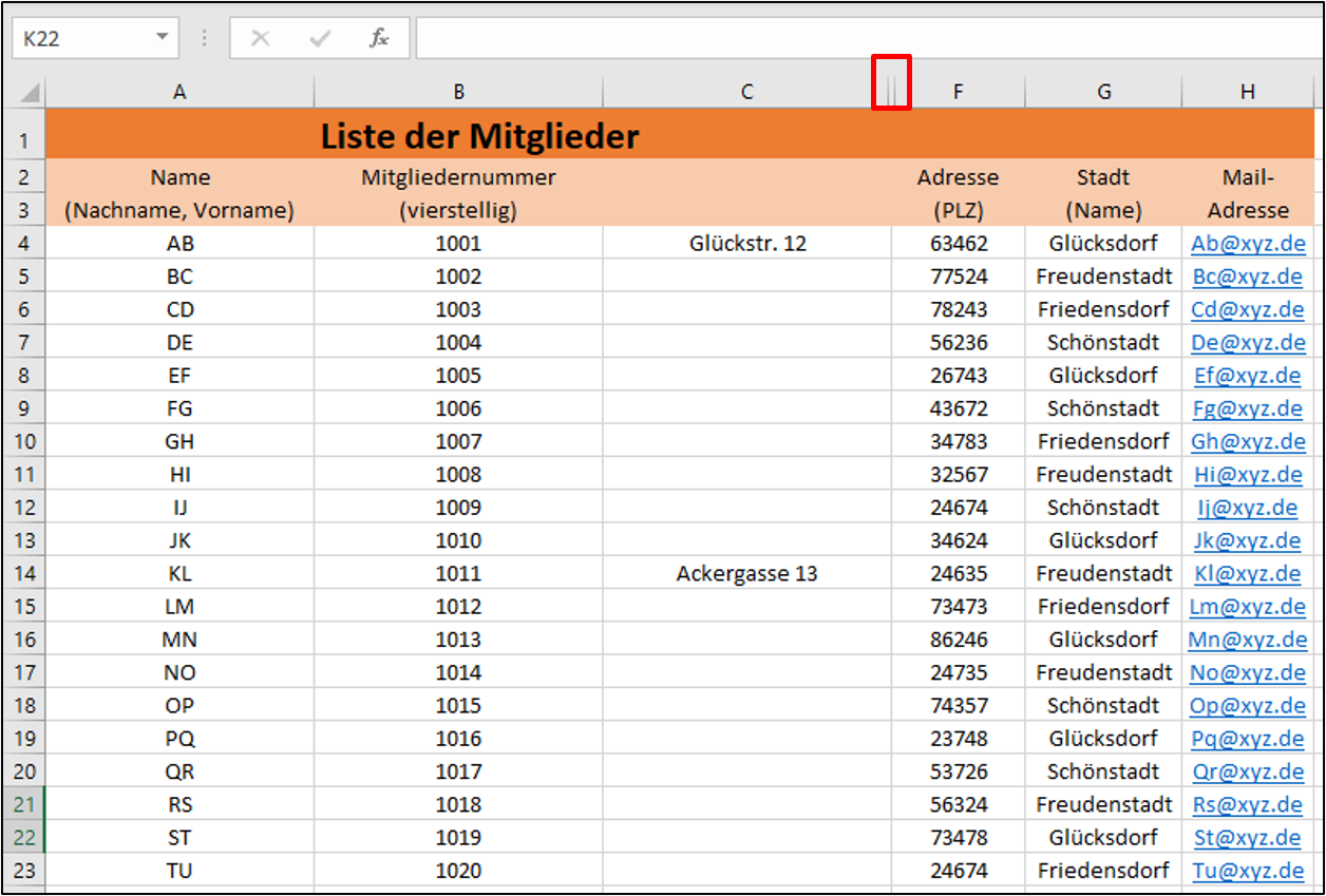 excel-spalte-ausgeblendet-trennlinien