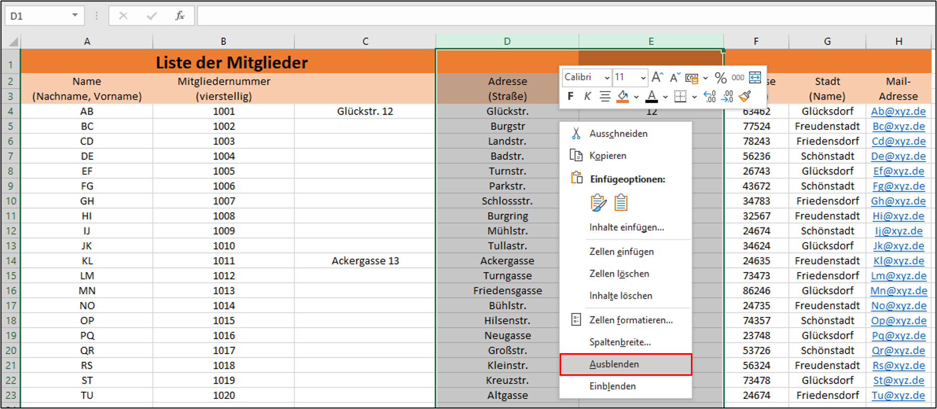 excel-spalten-ausblenden