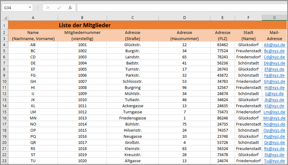 excel-tabelle
