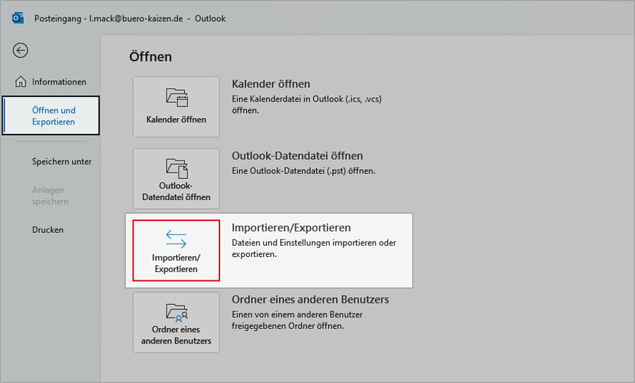 Feiertage in Outlook importieren