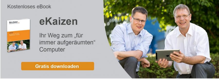 Weniger Feinstaub aus Druckern, mehr digitale Ordnung: eKaizen hilft dabei.