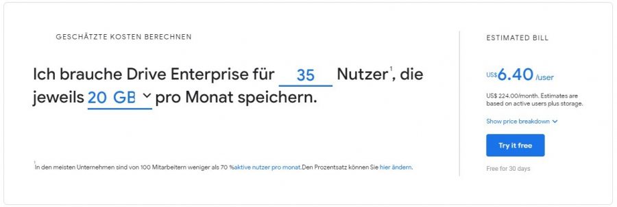 google-drive-onedrive-kosten-errechnen