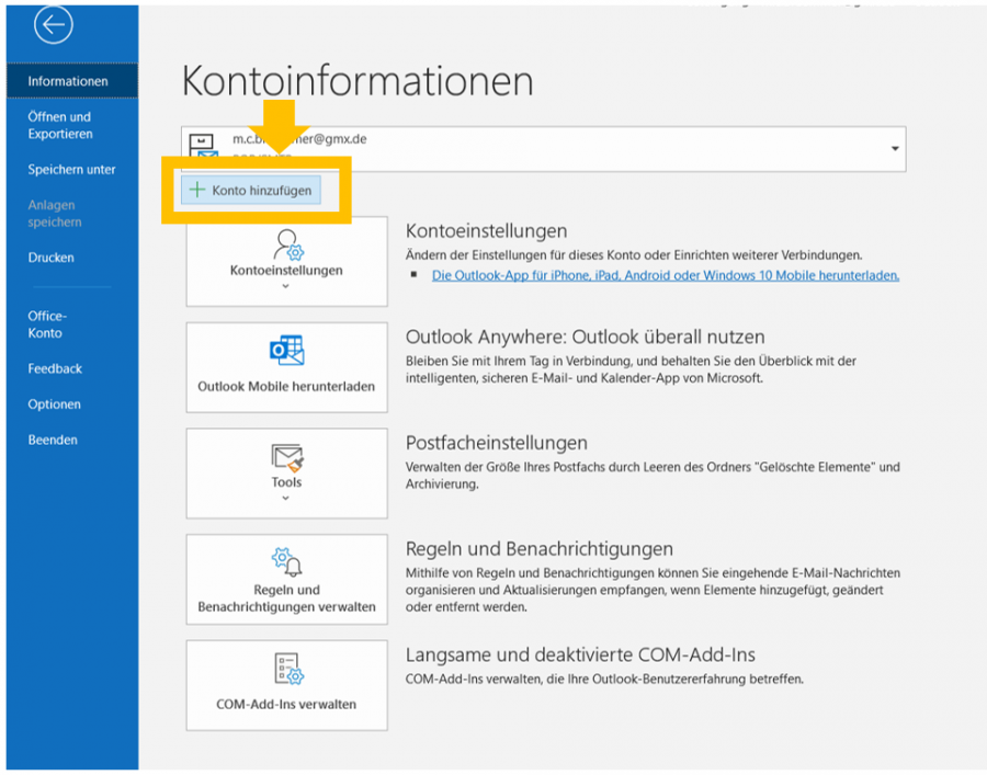 imap-outlook-konto-hinzufuegen