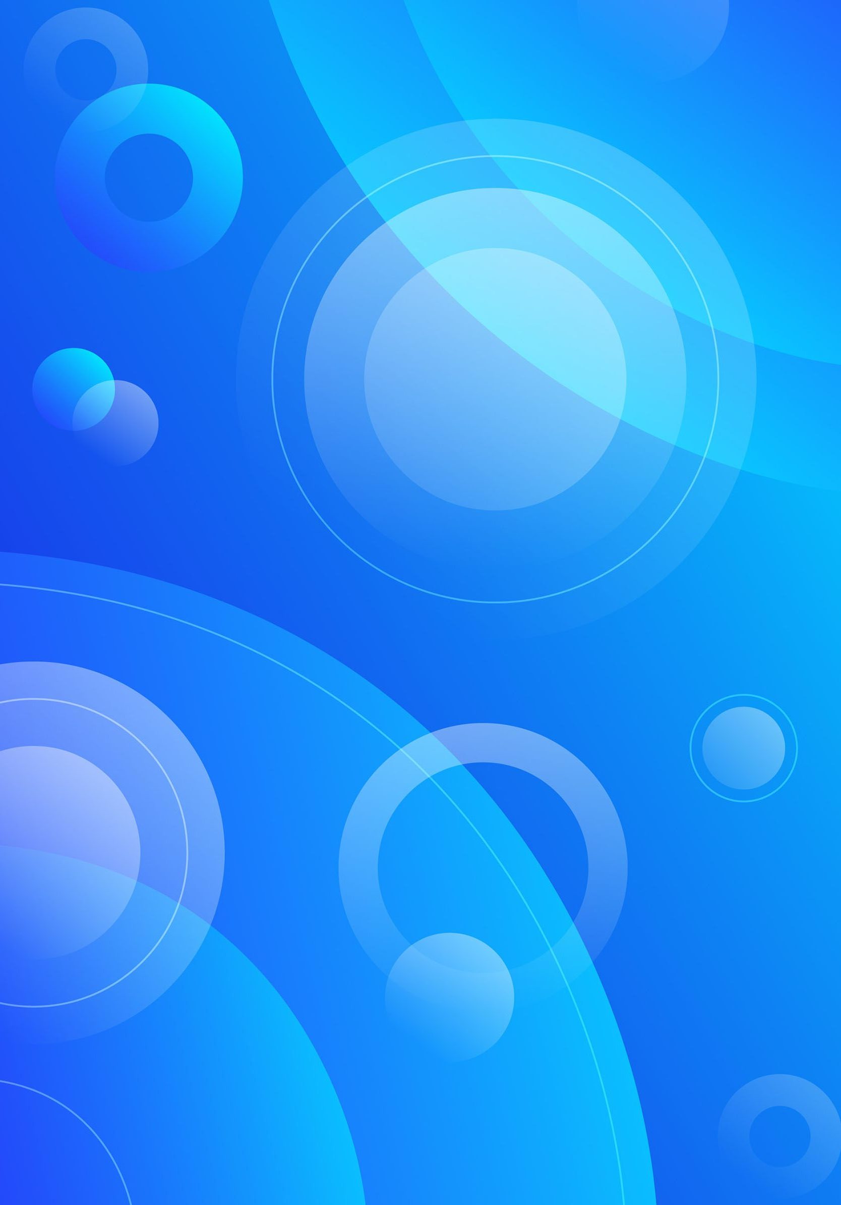 iPad Hintergrund Vorlage: blaue Kreise
