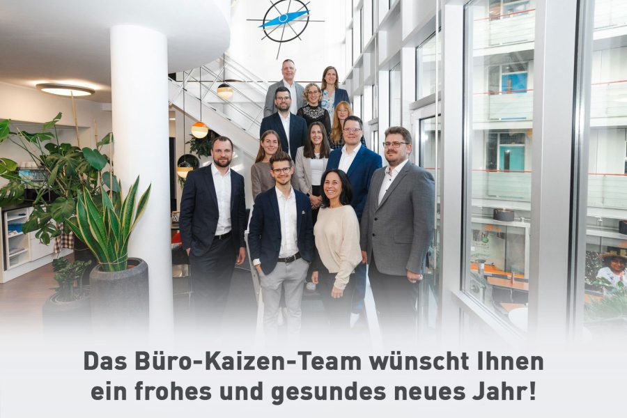 Jahresgrüße 2026 Büro-Kaizen