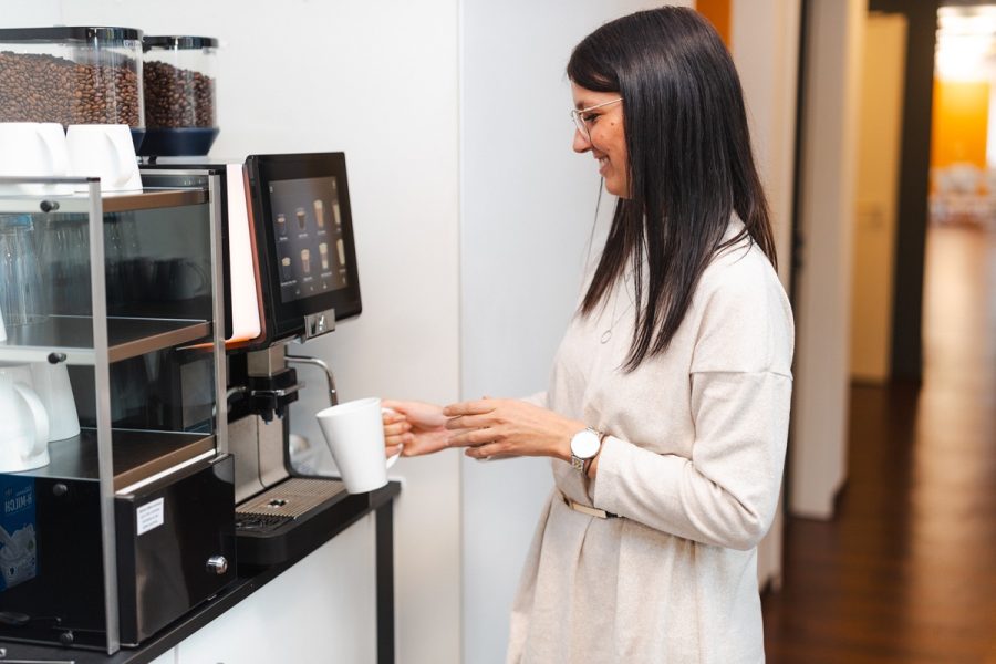 Kaffeeküche im Büro