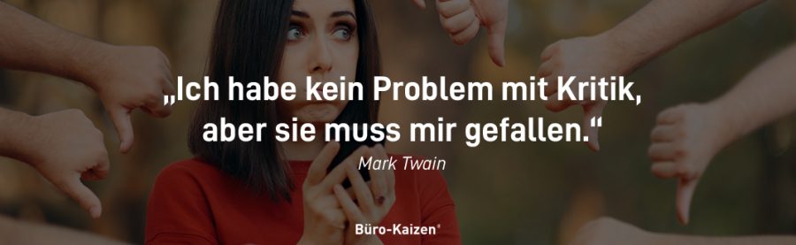 Zitat zu Kritik von Mark Twain