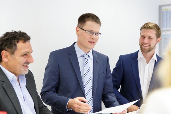 meeting mit erfolgreicher moderation