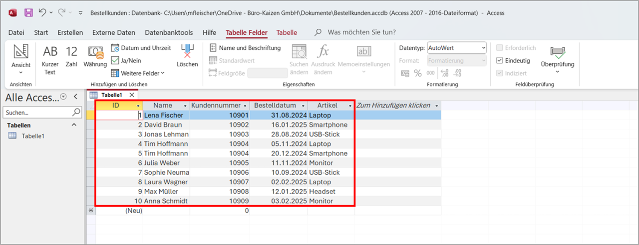 Microsoft Access: Funktionen, Beispiele & Anleitung