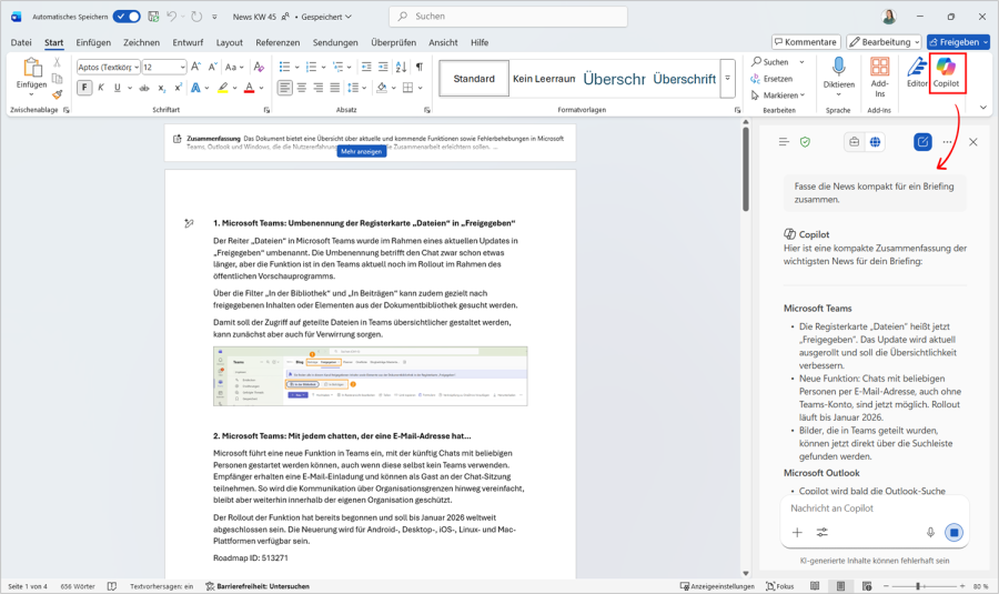 Microsoft Copilot in Word