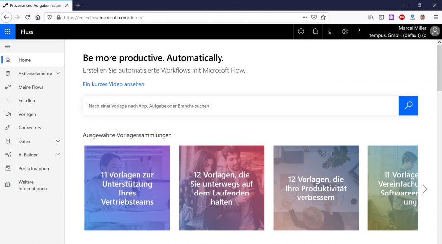 microsoft-flow-vorlagensammlung