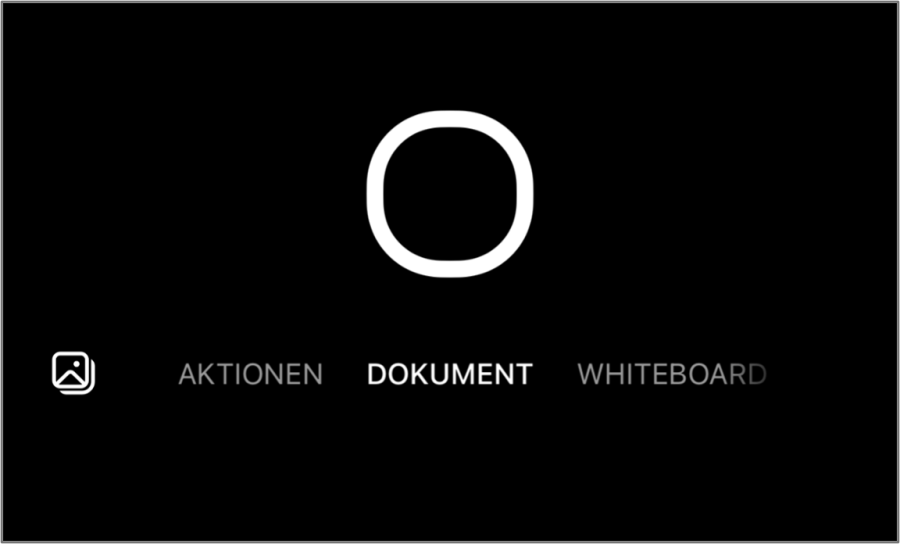 Microsoft Lens Menü