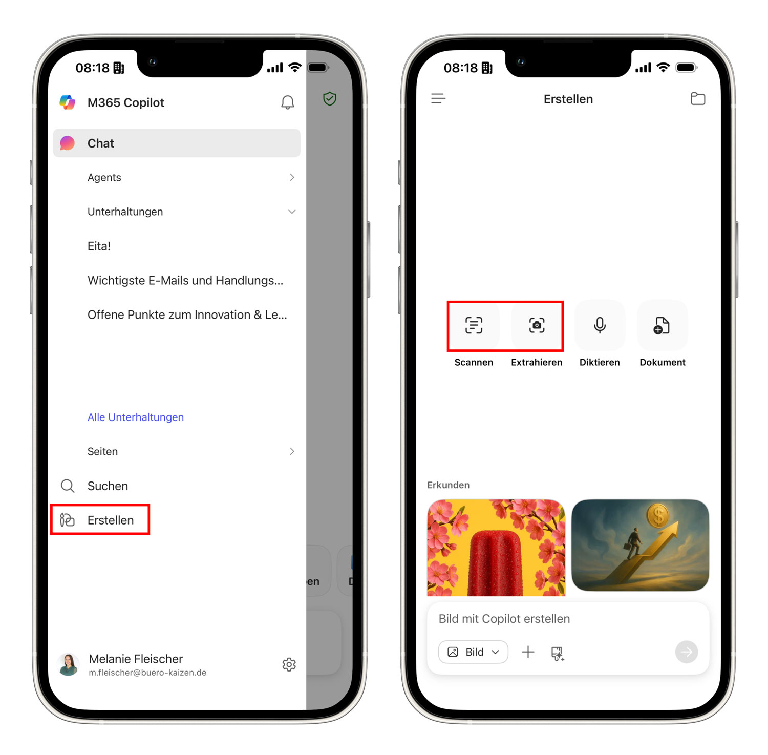 Microsoft Lens Alternative M365 Copilot-App
