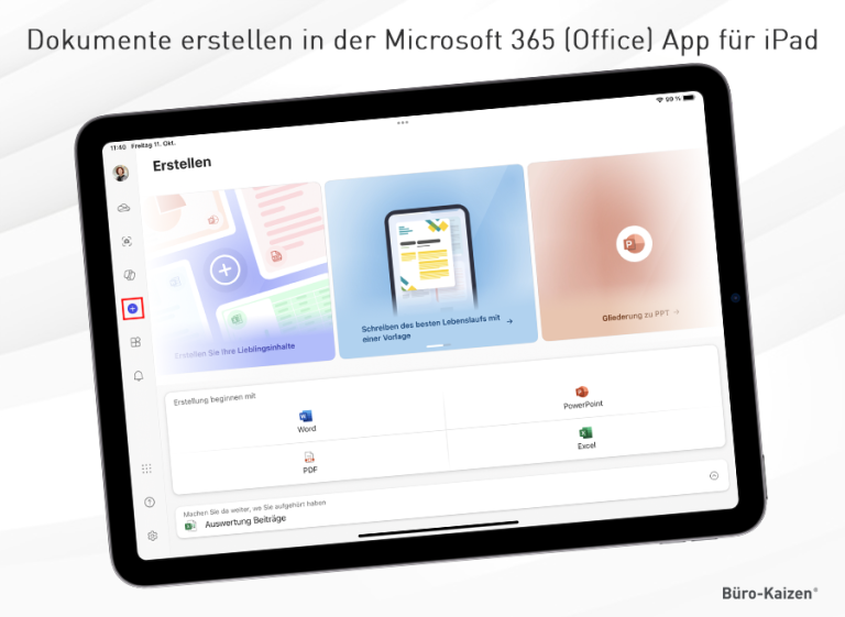 Microsoft Office für iPad Anleitung für die nützliche AllinOneApp
