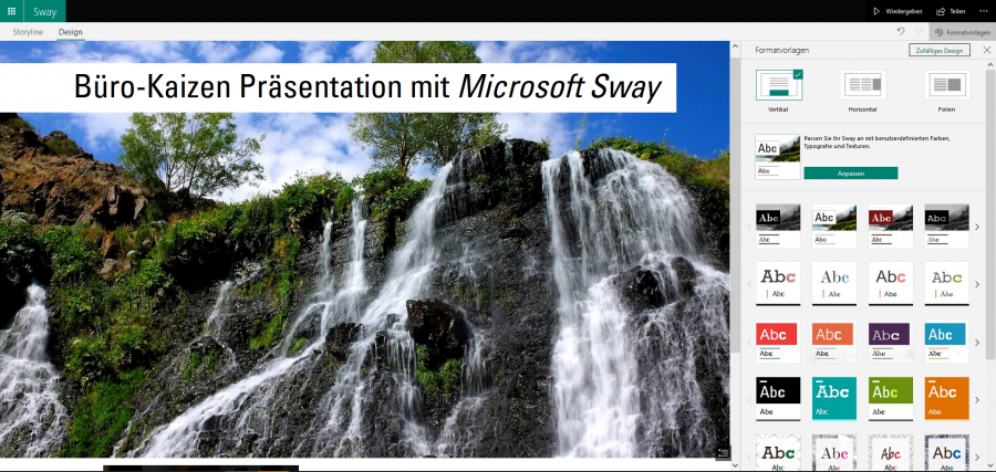 microsoft-sway-anleitung-formatvorlagen