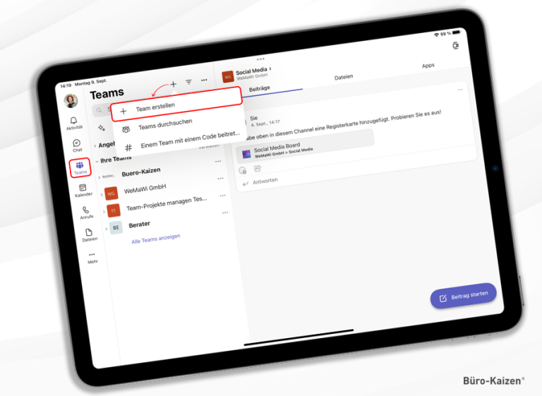 Microsoft Teams iPad Die wichtigsten Funktionen + Anleitungen
