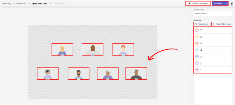 Der Zusammen-Modus in MS Teams: Anleitung und eigener Hintergrund