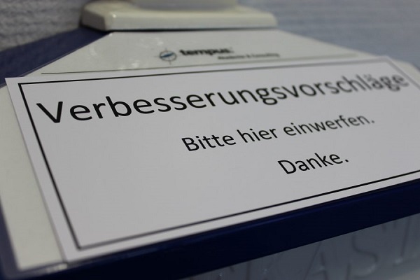 Mit Verbesserungsvorschlaegen Mitdenker Anerkennung