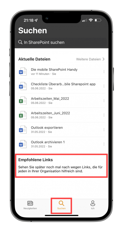 mobile-sharepoint-handy-app-empfohlene-links